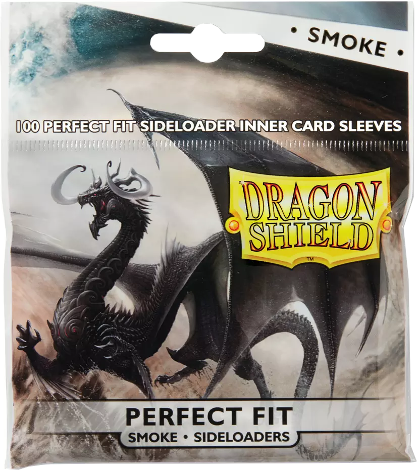 Dragon Shield Perfect Fit Sideloading Smoke 100Ct Pack