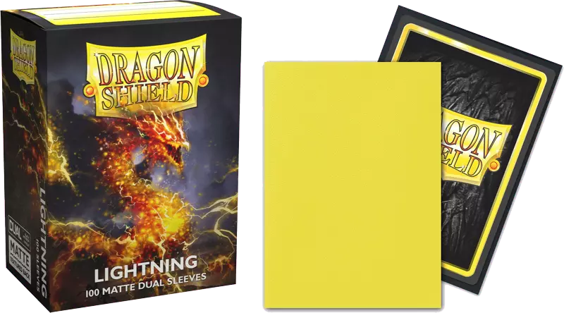 Dragon Shield Game Sleeves Matte Dual Lightning 100Ct Pack