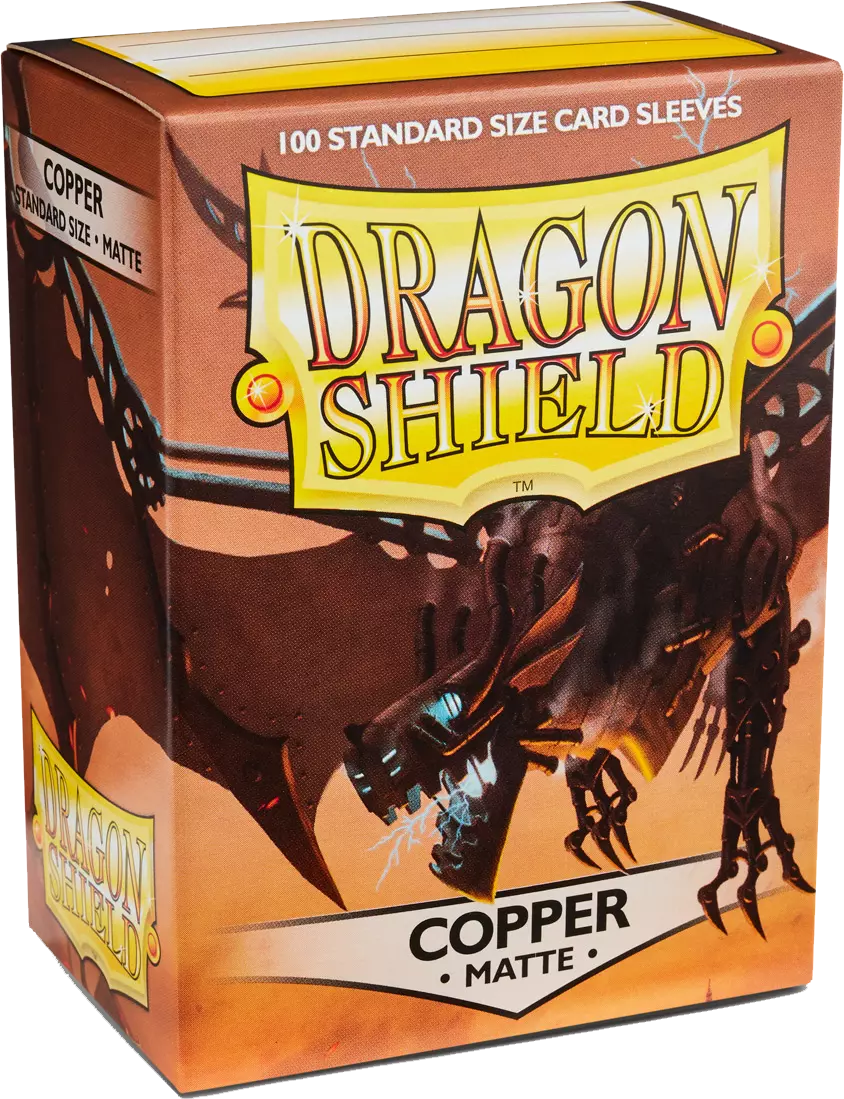 Dragon Shield Game Sleeves Matte Copper 100Ct Pack