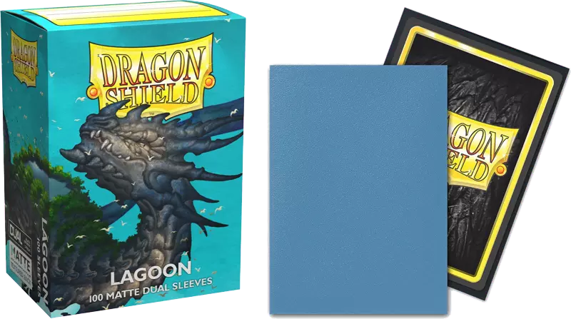Dragon Shield Game Sleeves Matte Dual Lagoon 100Ct Pack
