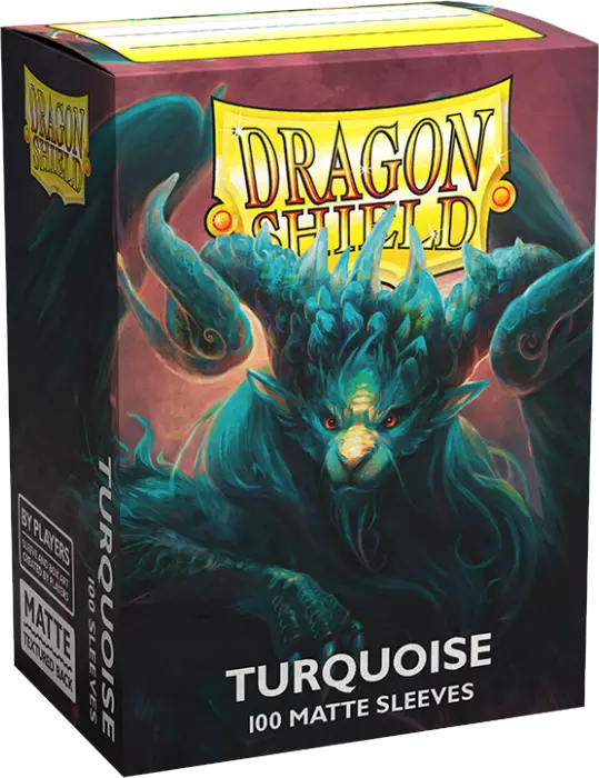 Dragon Shield Game Sleeves Matte Turquoise 100ct Pack