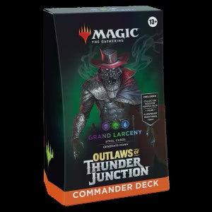 Outlaws of Thunder Junction GRAND LARCENY Commander Deck Dragon's Keep Online Outlaws of Thunder Junction GRAND LARCENY Commander Deck Dragon's Keep Online