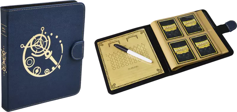 Dragon Shield Role Playing Game Spell Codex Portfolio Midnight Blue