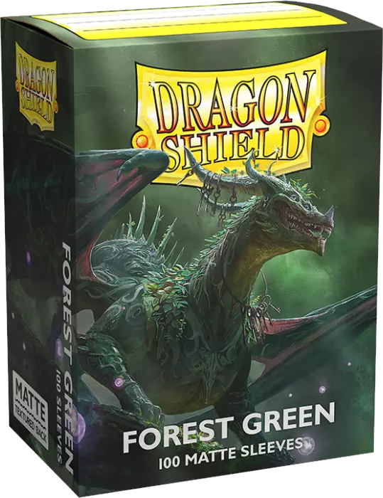 Dragon Shield Game Sleeves Matte Forest Green 100ct