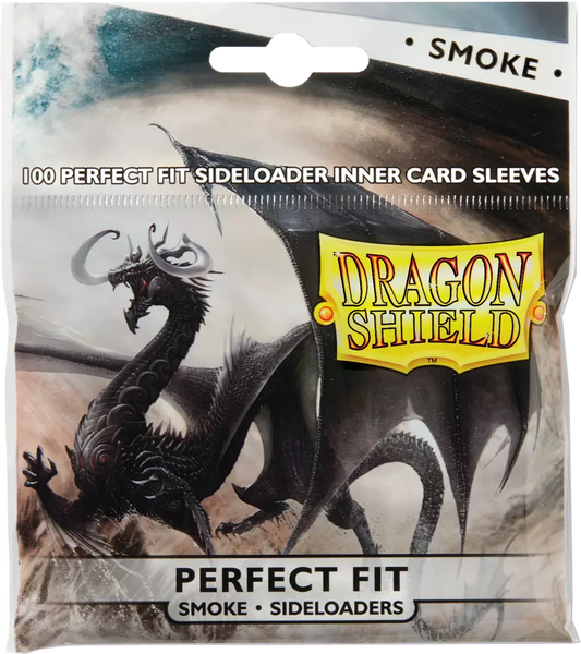 Dragon Shield Perfect Fit Sideloading Smoke 100Ct Pack