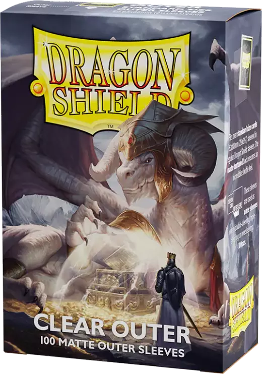 Dragon Shield Outer Matte Clear 100ct Pack