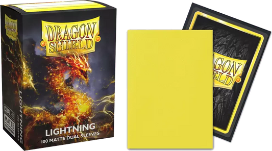 Dragon Shield Game Sleeves Matte Dual Lightning 100Ct Pack