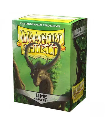 Dragon Shield Matte Sleeves - Lime (100-Pack)