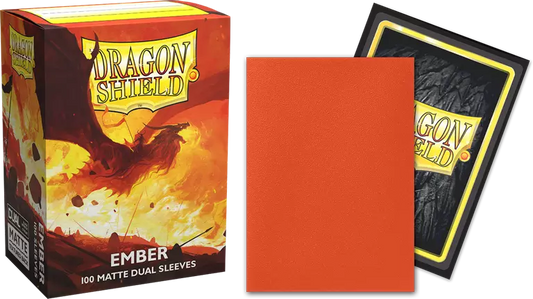 Dragon Shield Game Sleeves Matte Dual Ember 100ct Pack