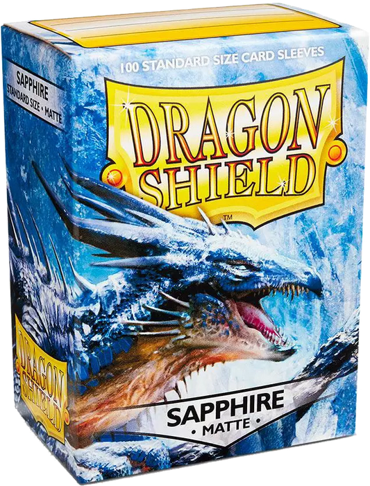 Dragon Shield Game Sleeves Matte Sapphire 100Ct Pack