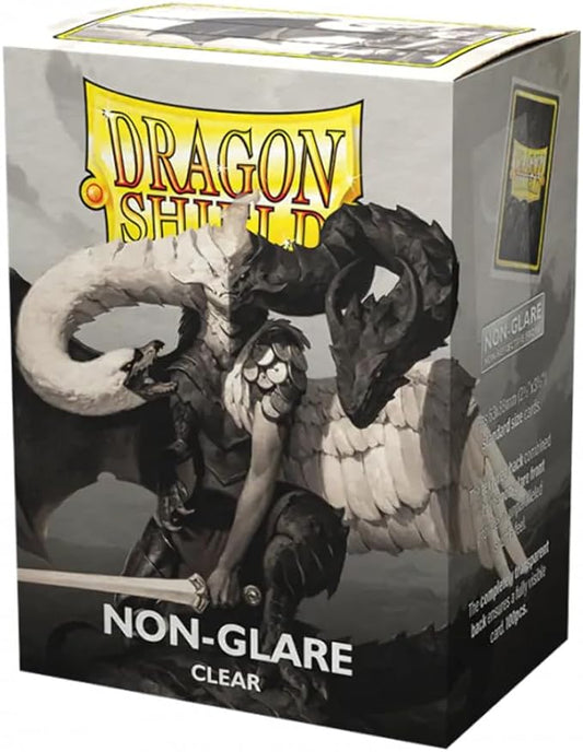 Dragon Shield Game Sleeves Non Glare Matte Clear 100Ct Pack