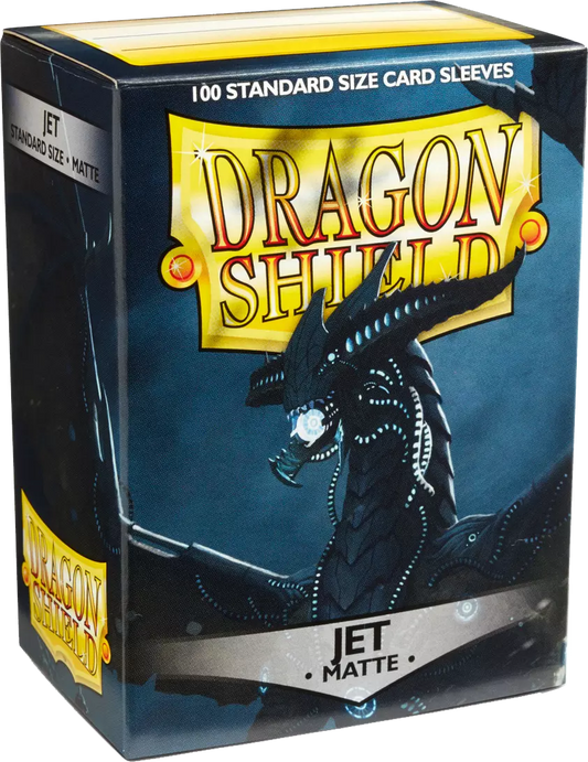 Dragon Shield Game Sleeves Matte Jet 100Ct Pack