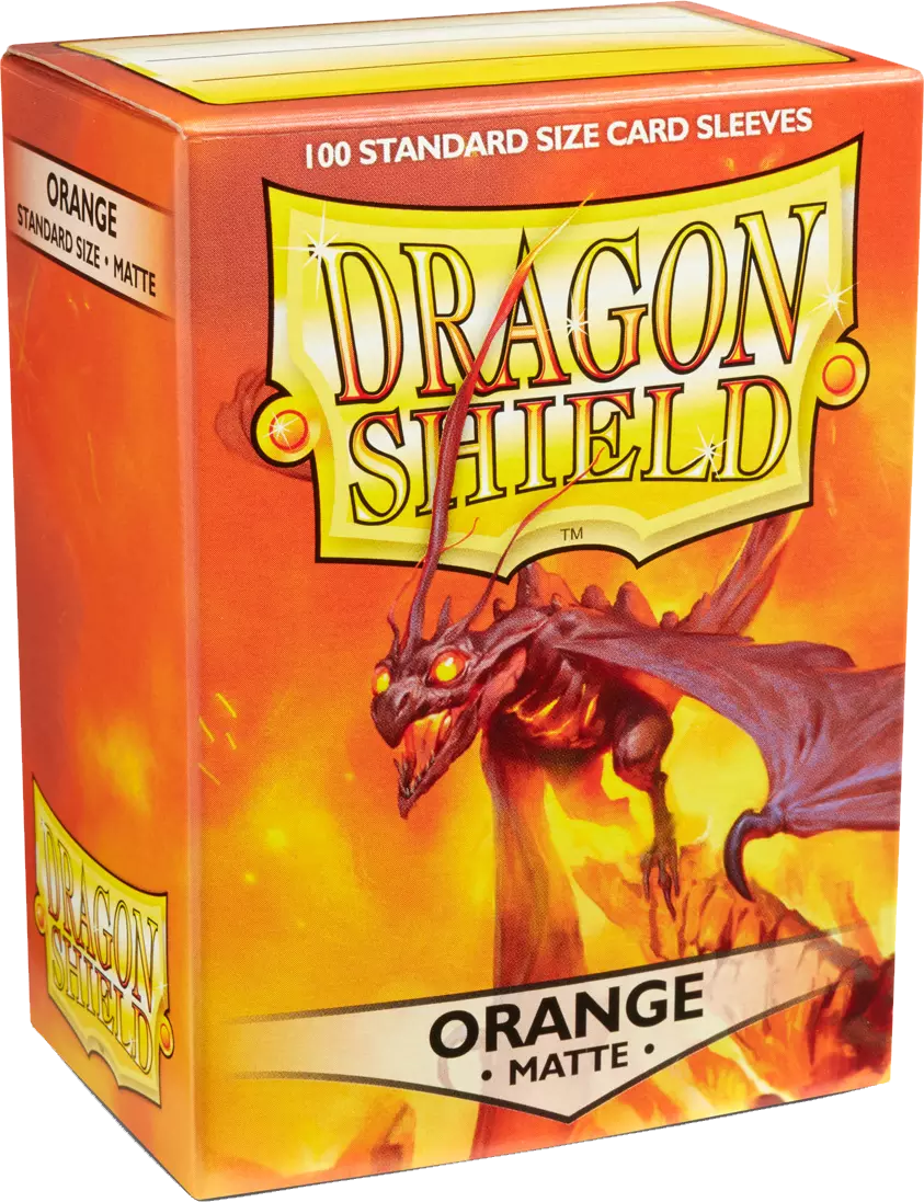 Dragon Shield Game Sleeves Matte Orange 100Ct Pack