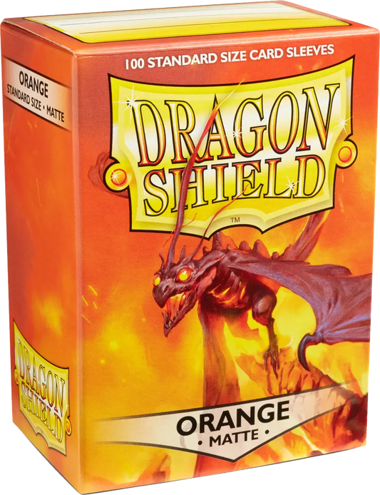 Dragon Shield Game Sleeves Matte Orange 100Ct Pack