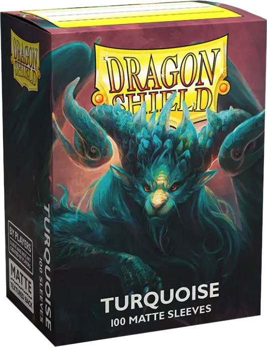 Dragon Shield Game Sleeves Matte Turquoise 100ct Pack