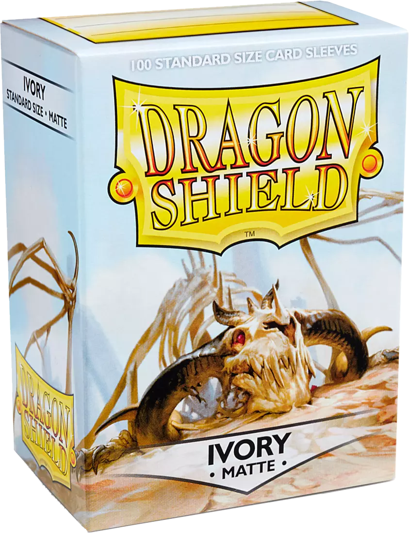 Dragon Shield Game Sleeves Matte Ivory 100Ct Pack