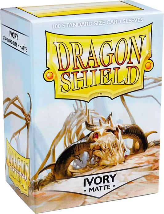 Dragon Shield Game Sleeves Matte Ivory 100Ct Pack