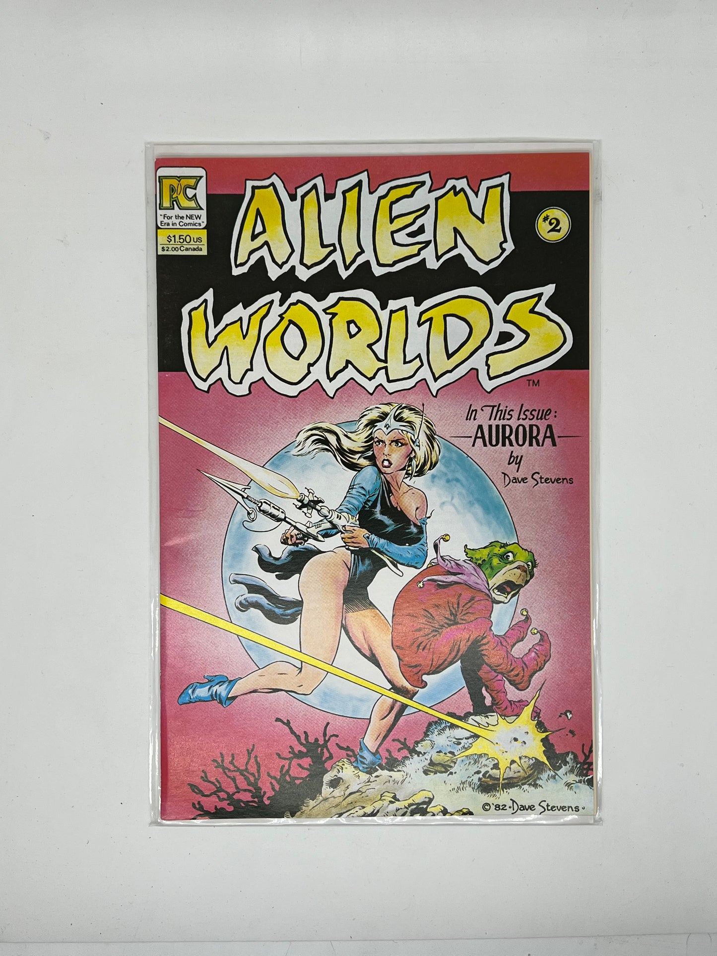 Alien Worlds #2, Aurora by Dave Stevens