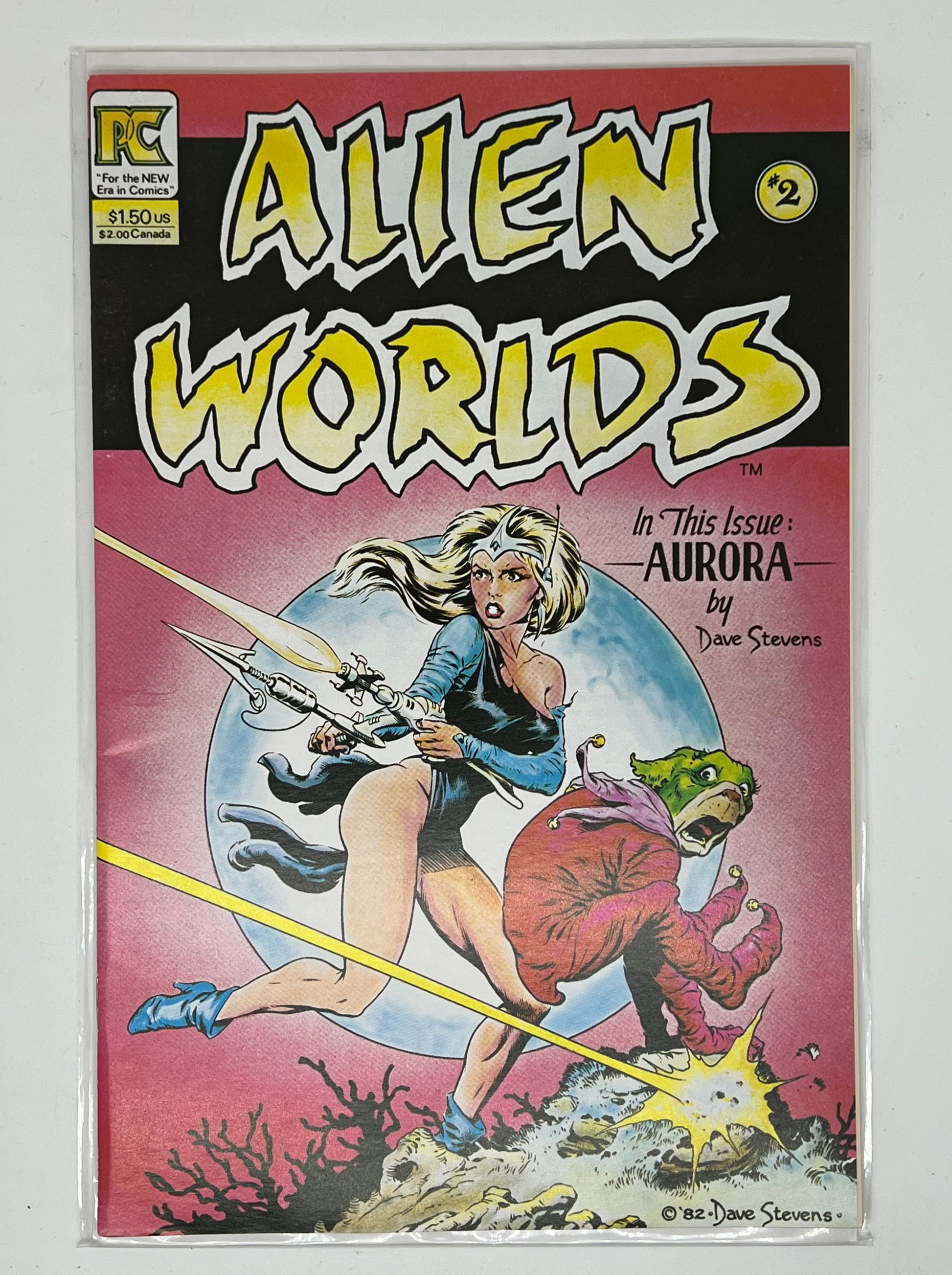 Comics, Alien Worlds #2, printed, original, Dave Stevens