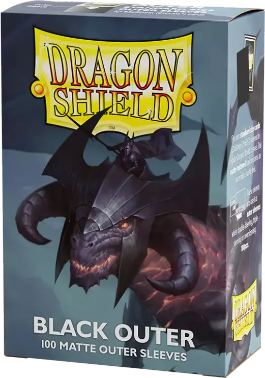 Dragon Shield Outer Matte Black 100ct Pack