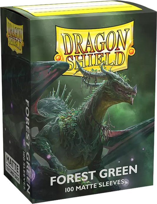 Dragon Shield Game Sleeves Matte Forest Green 100ct