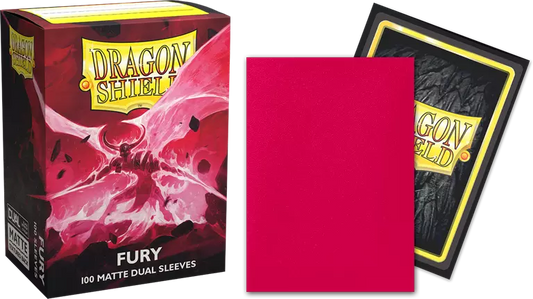 Dragon Shield Game Sleeves Matte Dual Fury 100ct Pack