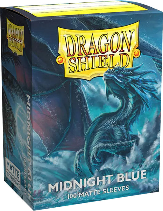 Dragon Shield Game Sleeves Matte Midnight Blue 100ct