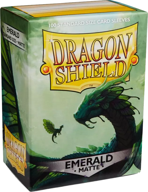 Dragon Shield Game Sleeves Matte Emerald 100Ct Pack