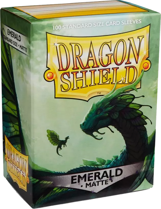 Dragon Shield Game Sleeves Matte Emerald 100Ct Pack