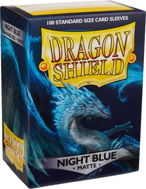 Dragon Shield Game Sleeves Matte Night Blue 100Ct Pack