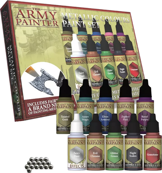 Army Painter: Metallic Colors Paint Set
